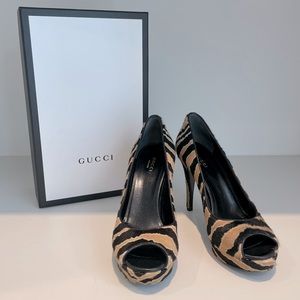 Gucci Zebra Pumps